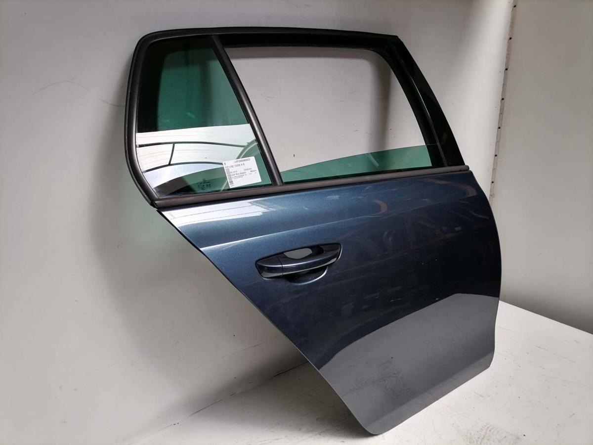 VW Golf 6 original T&uuml;r hinten rechts LC5F Blue Graphit Flie&szlig;heck Rohbau Bj.2010